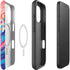 Rainbow Wave Brush Stroke by Etta Vee iPhone 16 Plus Magsafe Impact Case